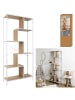 THE HOME DECO FACTORY Standregal in Hellbraun/ Weiß - (B)80 x (H)180 x (T)30 cm