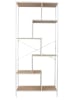 THE HOME DECO FACTORY Standregal in Hellbraun/ Weiß - (B)80 x (H)180 x (T)30 cm