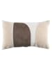 HYGGE Kussen beige/lichtbruin - (L)30 x (B)50 cm