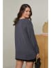 Curvy Lady Pullover in Anthrazit