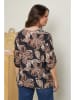Curvy Lady Bluzka w kolorze czarnym ze wzorem