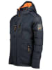 Geographical Norway Doorgestikte jas "Beachwood" donkerblauw