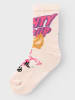 name it 5-delige set: sokken "Odassa" roze/meerkleurig