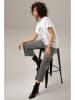 Aniston Spodnie w kolorze czarno-białym