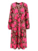 Aniston Kleid in Braun/ Pink