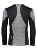 Mizuno Functioneel shirt "Virtual Body G2 Crew" grijs/zwart