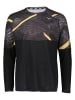 Mizuno Funktionsshirt "Thermal Charge" in Schwarz/ Grau