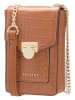 Puccini Umhängetasche "Timeless" in Hellbraun - (B)11 x (H)18 x (T)6 cm