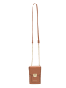 Puccini Umhängetasche "Timeless" in Hellbraun - (B)11 x (H)18 x (T)6 cm