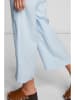 Rich & Royal Lniane spodnie w kolorze błękitnym