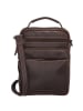 HIDE & STITCHES Leren schoudertas bruin - (B)18 x (H)23 x (D)8 cm