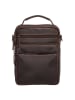 HIDE & STITCHES Leren schoudertas bruin - (B)18 x (H)23 x (D)8 cm