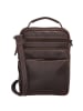 HIDE & STITCHES Leren schoudertas bruin - (B)18 x (H)23 x (D)8 cm