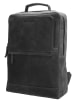 HIDE & STITCHES Skórzany plecak w kolorze czarnym - 30 x 40 x 10 cm