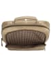 HIDE & STITCHES Leder-Rucksack in Beige - (B)30 x (H)40 x (T)10 cm
