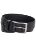 HIDE & STITCHES Leren riem donkerblauw