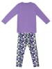 Denokids 2-delige outfit "Cute Sloth" paars