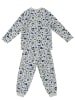 Denokids Pyjama "Super Dino" in Grau/ Dunkelblau