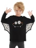 Denokids Longsleeve "Halloween Face" zwart