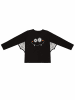 Denokids Longsleeve "Halloween Face" zwart