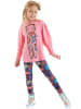 Denokids 2tlg. Outfit "Romantic Cat" in Rosa/ Dunkelblau