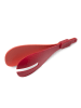 Trebonn Sztućce sałatkowe w kolorze czerwonym - 12 x 42,5 x 4 cm
