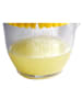 Jade 2er-Set: Citruspers met deksel geel/transparant - 2 x 150 ml