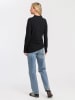 Cross Jeans Longsleeve in Schwarz