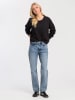 Cross Jeans Sweatshirt zwart