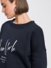 Cross Jeans Sweatshirt in Dunkelblau