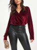 Milan Kiss Bluse in Bordeaux