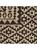 Rugtales Scheerwollen tapijt crème/zwart