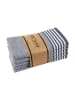 Elizabed 5-delige set: theedoeken blauw