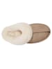 UGG Pantoffels met lamsvacht "Scuffette II" lichtbruin