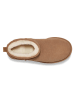UGG Lammfell-Ankleboots "Ultra Mini" in Hellbraun