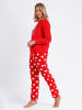 admas Pyjama rood