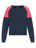 Naturana Sweatshirt donkerblauw/roze