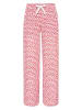 Naturana Sweathose in Pink/ Weiß