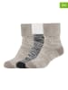 camano 3-delige set: sokken zwart/taupe