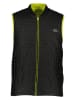 Lacoste Wende-Steppweste in Limette/ Schwarz