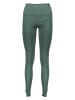 Lacoste Legginsy w kolorze zielonym