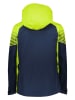 Fischer Ski-/ Snowboardjacke "Hocheck" in Dunkelblau/ Neongrün