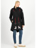 Blutsgeschwister Parka "Swallowtail Promenade" zwart/rood