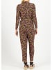 Blutsgeschwister Jumpsuit "The Coolest on Earth" in Braun/ Gelb
