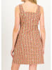Blutsgeschwister Jurk "Chickpea Heart" rood/groen