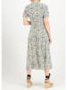 Blutsgeschwister Kleid "Now We Are Talking" in Weiß/ Bunt