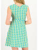 Blutsgeschwister Jurk "Clip Clap Croco" turquoise/wit/geel