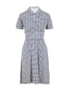 Blutsgeschwister Jurk "Now we are Smalltaking" blauw/wit
