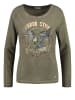 KEY LARGO Longsleeve "Stop" in Khaki