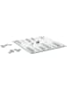 The Concept Factory Backgammon-Spiel in Transparent - (L)25 x (B)25 cm
